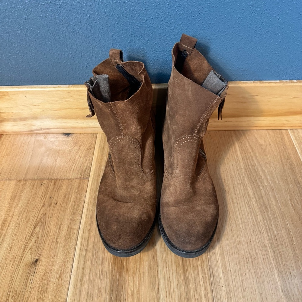 Maliparmi Italian made Brown Suede Ankle Boots Size 39 - Picture 4 of 8
